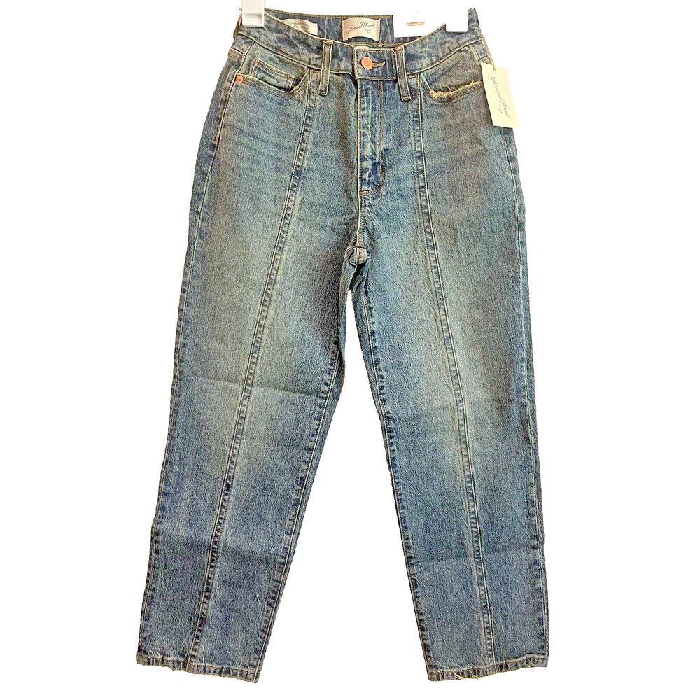 Women's Universal Thread Cropped Jeans Size 00/24R High-Rise Straight 🌻NEW🌻Curvy
